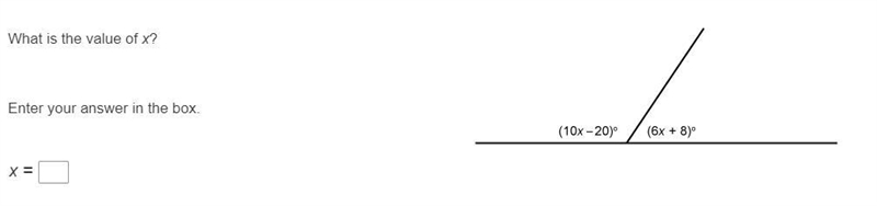 What is the value of x? Enter your answer in the box.-example-1