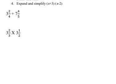 Expand and simplify (×+3)(×-2)​-example-1