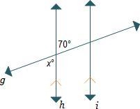 Two parallel lines are crossed by a transversal. ------------------------------------------------------------------------------- What-example-1