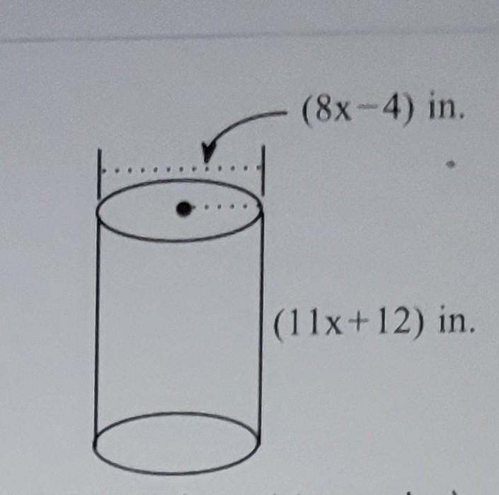 If x equals 8 what is the volume.​-example-1