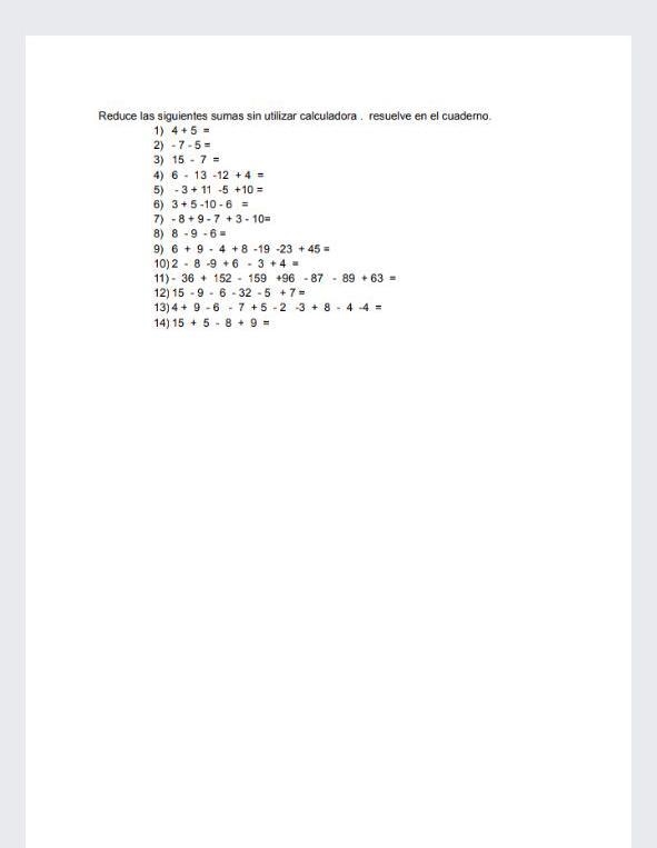 Reduce las siguientes sumas sin usar calculadora-example-1
