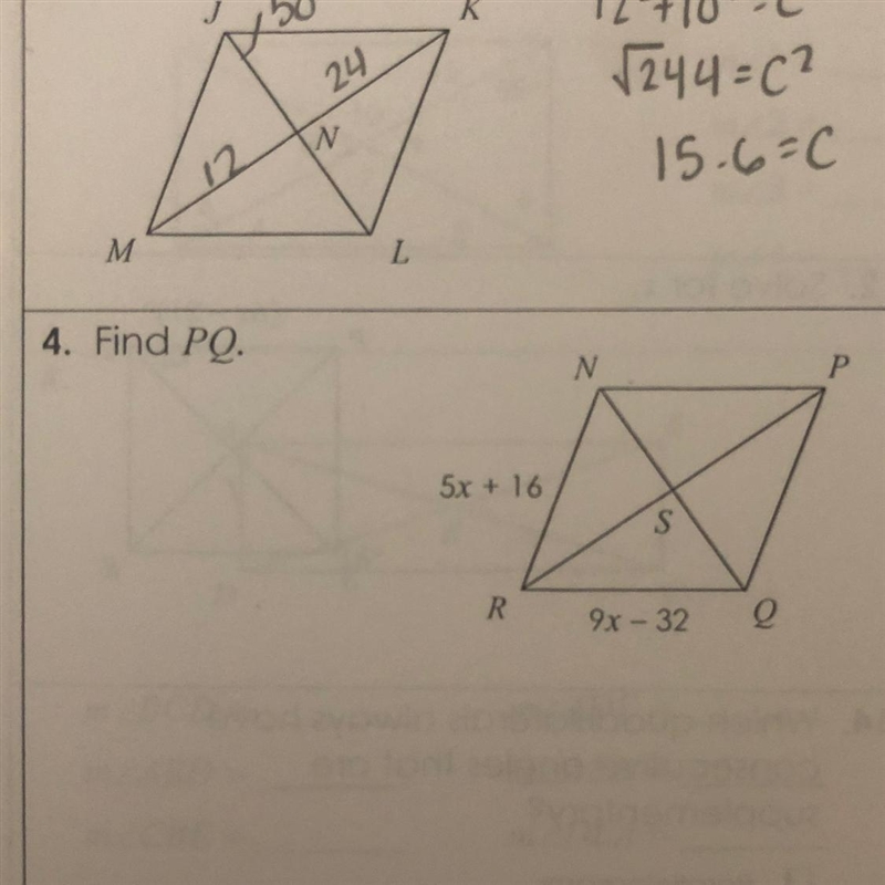 HELP PLEASEEE Question: find PQ-example-1