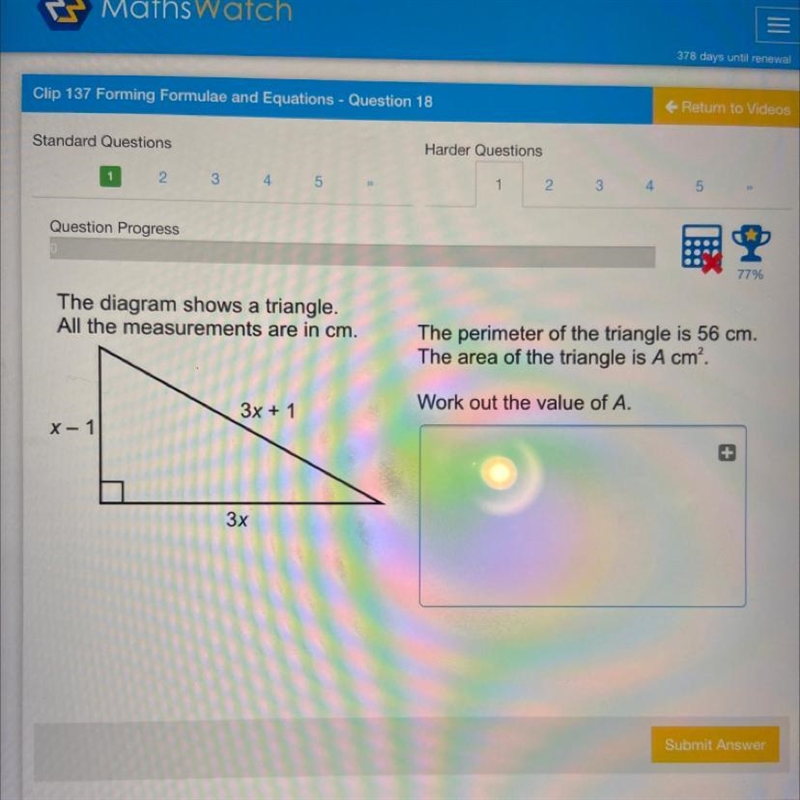 Work out the value of A-example-1