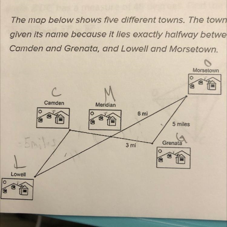 Using the information in the map, what is the distance between Camden and Lowell? Explain-example-1