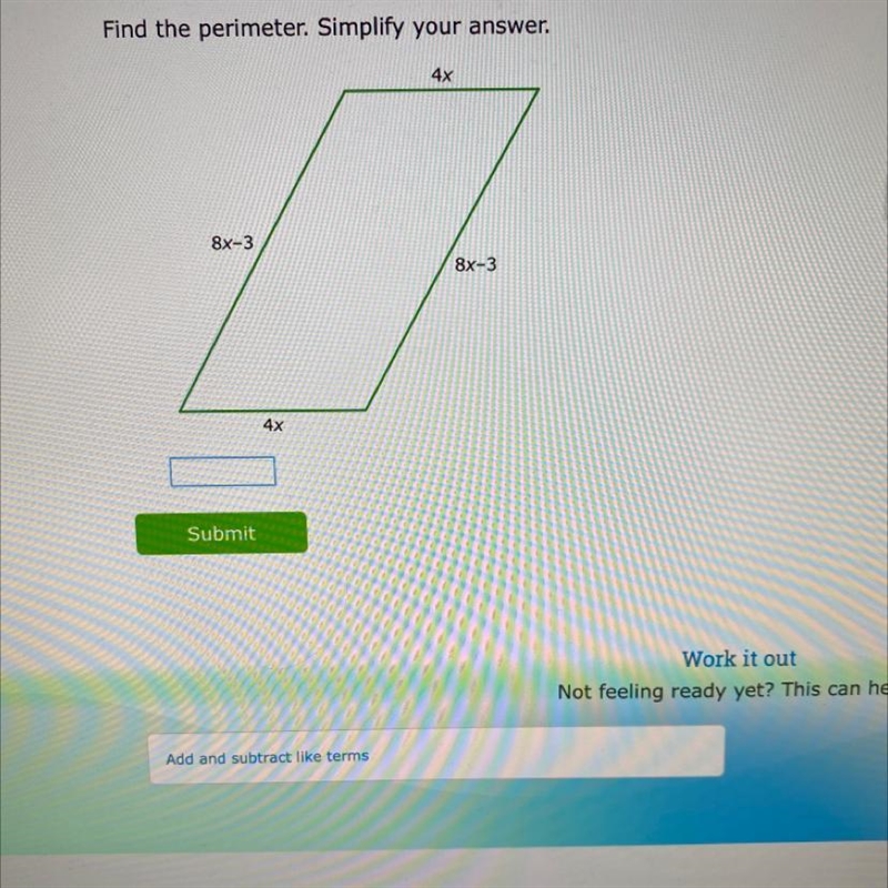 Find the perimeter.Simplify your answer.-example-1