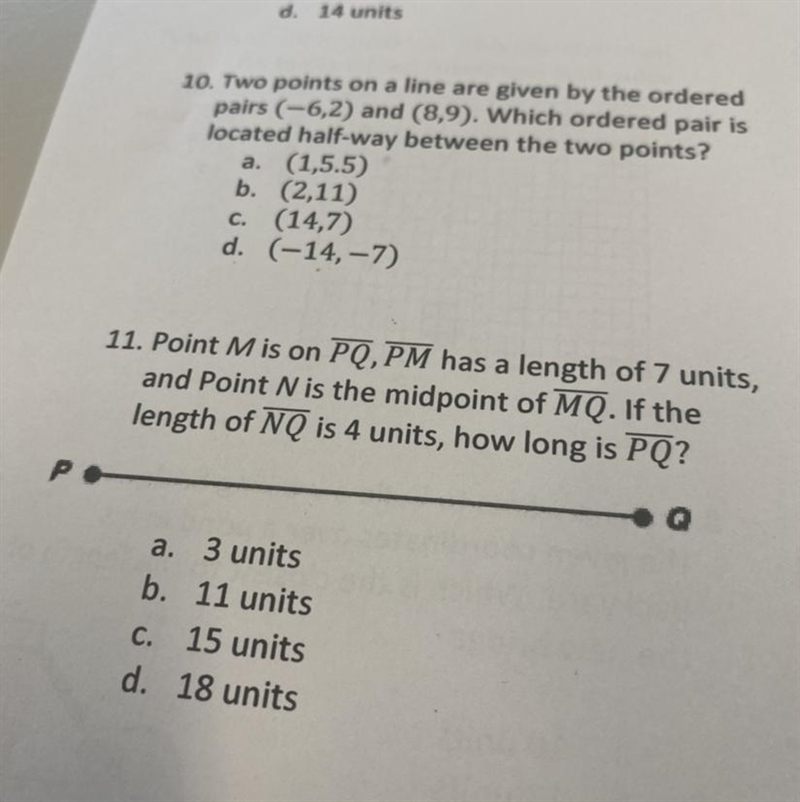 Need help with 10 and 11-example-1