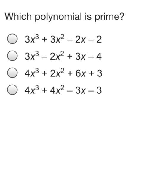 Which polynomial is prime?-example-1