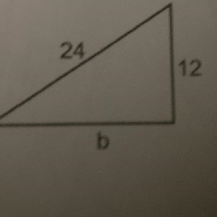 Find the approximate measure of the missing length-example-1