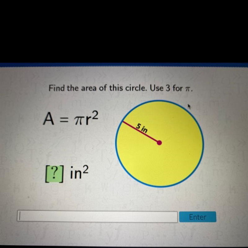 Find the area of this circle I don’t understand this-example-1