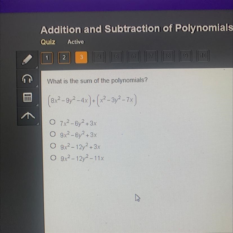 What is the sum of the polynomials-example-1