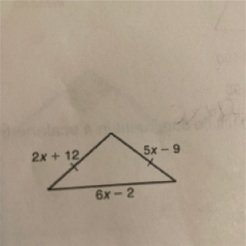 4. Find the value of x. A 7 B -7 C 3 D 3.5-example-1