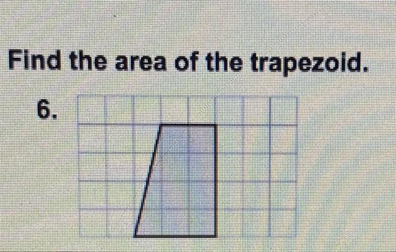 Find the area of the trapezoid-example-1