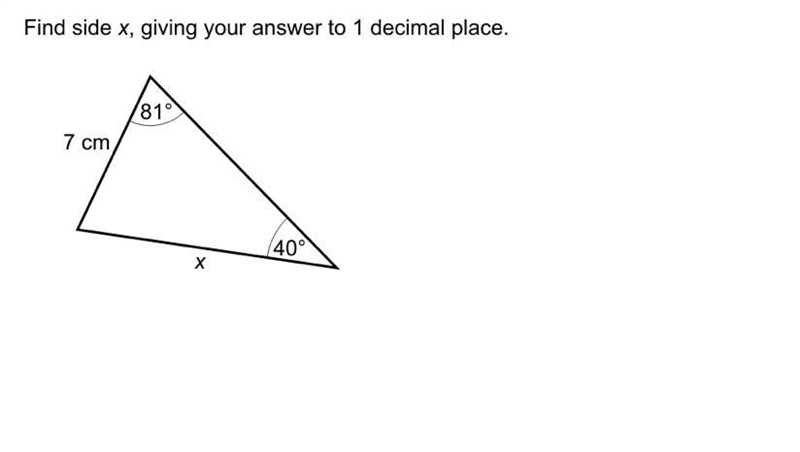 Find x giving your answer to 1 decimal place-example-1