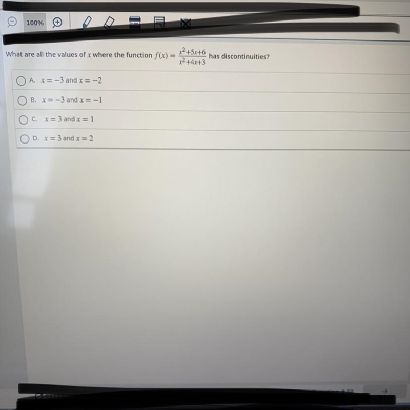 What are all the values of r where the function..... Please help ASAP!!!-example-1