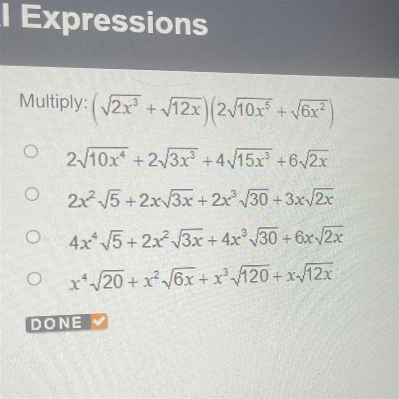 Multiply: 2x3 + 12x 2 10x5 + 6x2-example-1