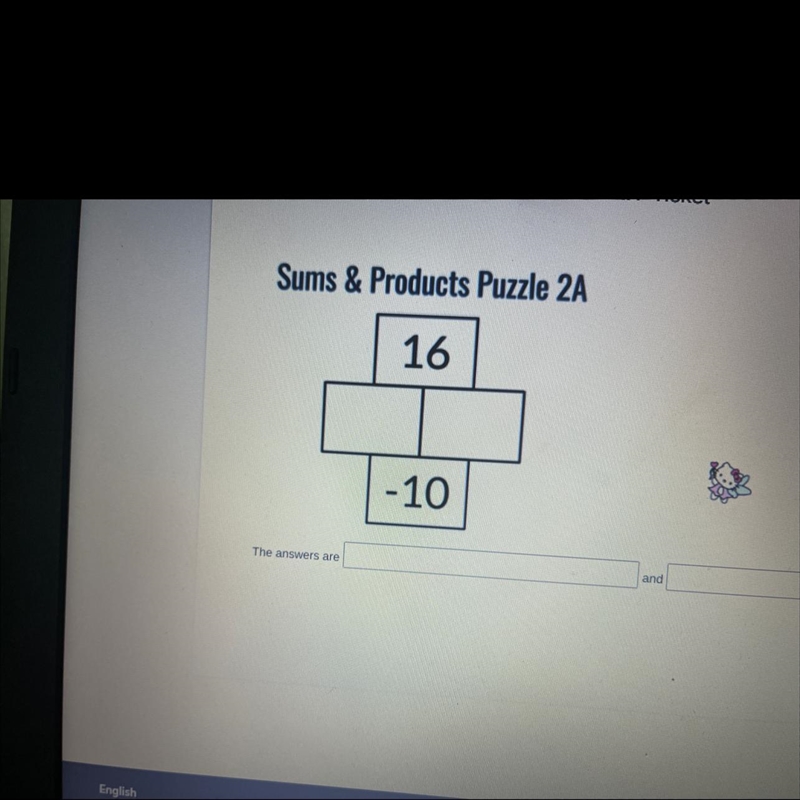 What two numbers will give me 16 multiplied and -10 added together?-example-1