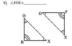 Name the congruent triangles.-example-1