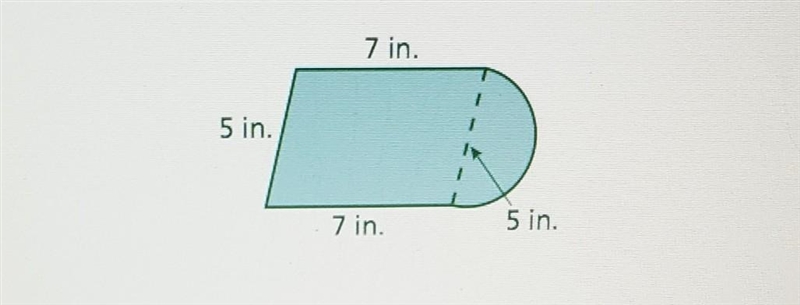 Find the perimeter of the figure to the nearest hundredth. Please help me​-example-1