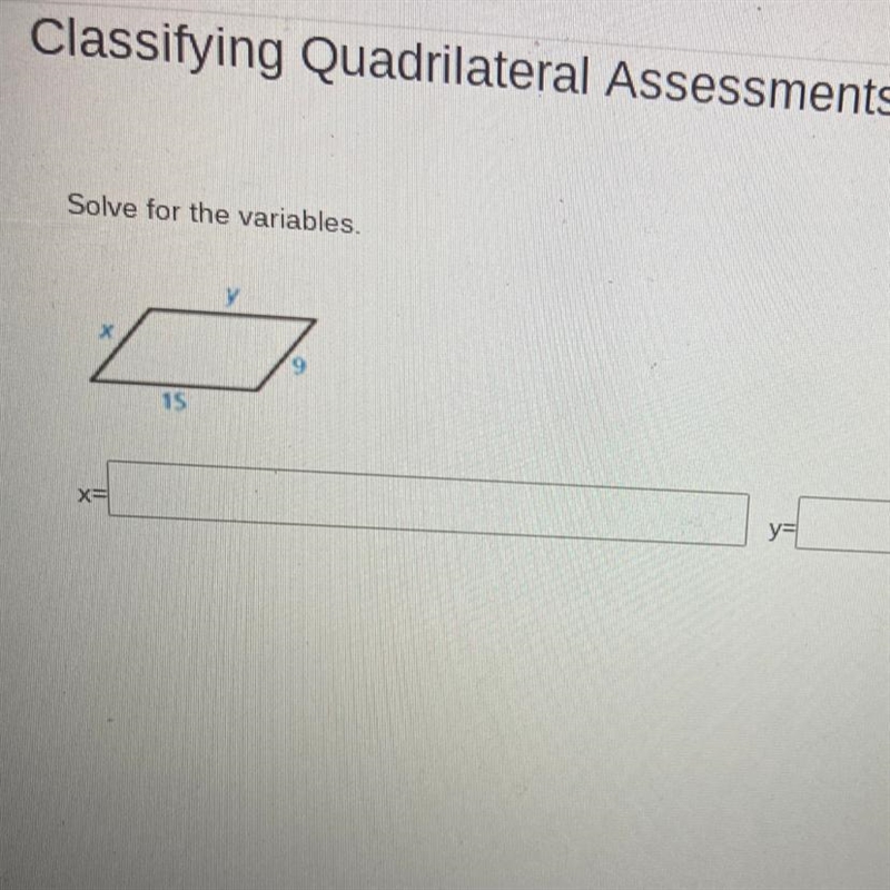 Solve the variables-example-1