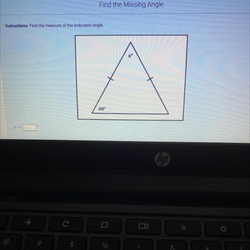 Find the measure of the indicated angle-example-1