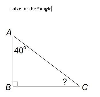 Solve for the ? angle-example-1