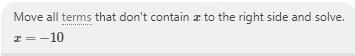 Solve 2x + -3 = -23 algebraically-example-1