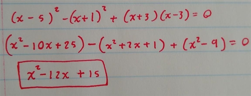 (x-5)^2 - (x+1)^2+ (x+3)*(x-3)-example-1