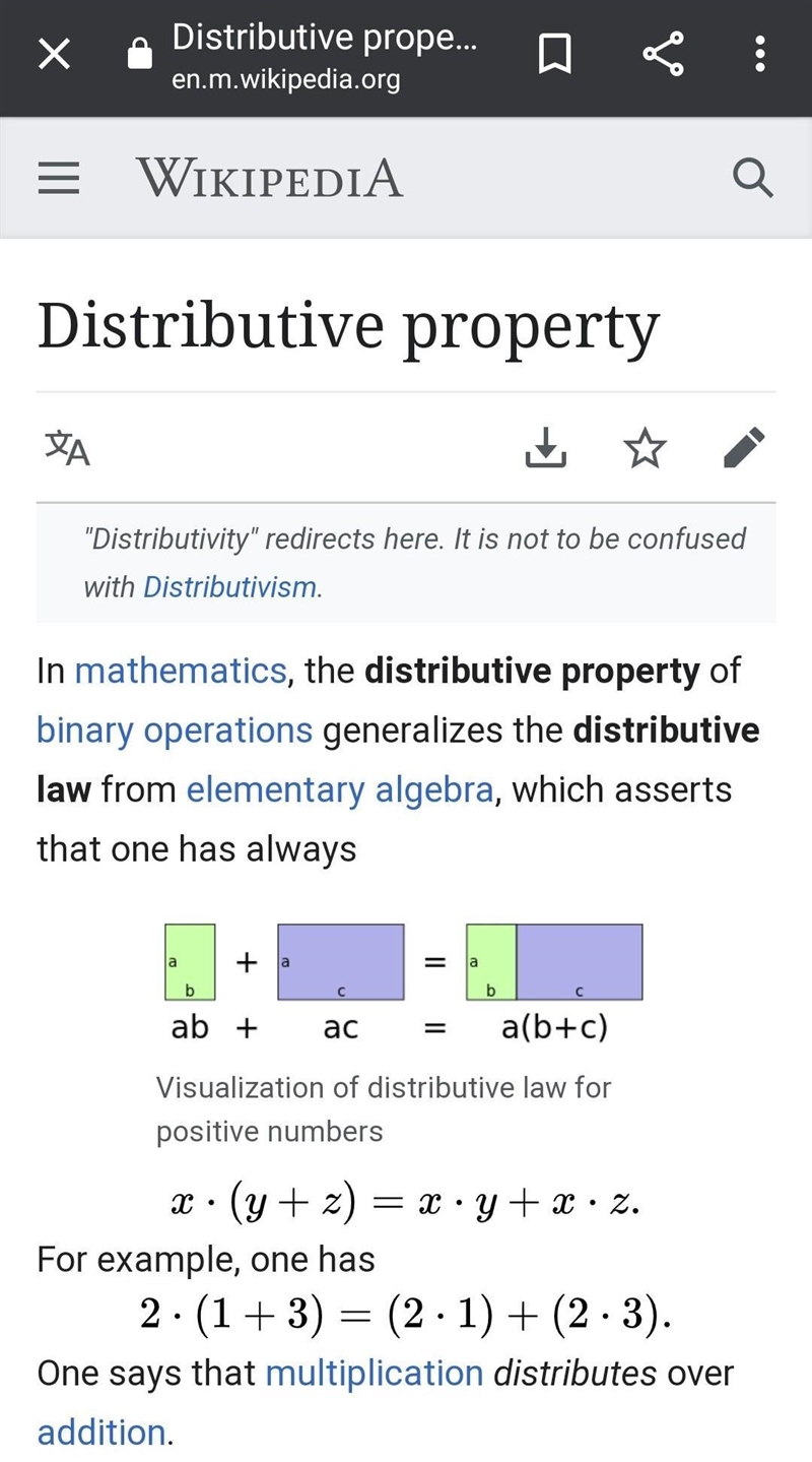 Name the property shown by the statement 2a = a2-example-1