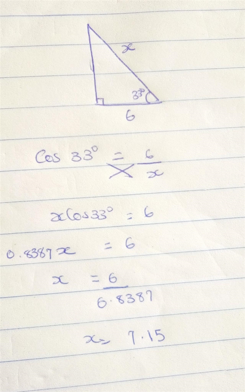 Find the value of x. Round to the nearest tenth-example-1