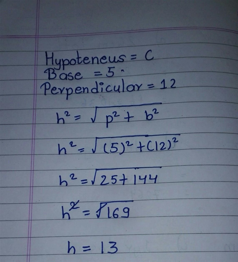 Find the length of c using Pythagorean theorem-example-1