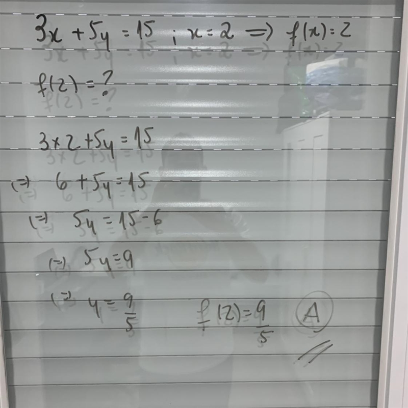 Put the following equation below in function notation and evaluate, using x as the-example-1