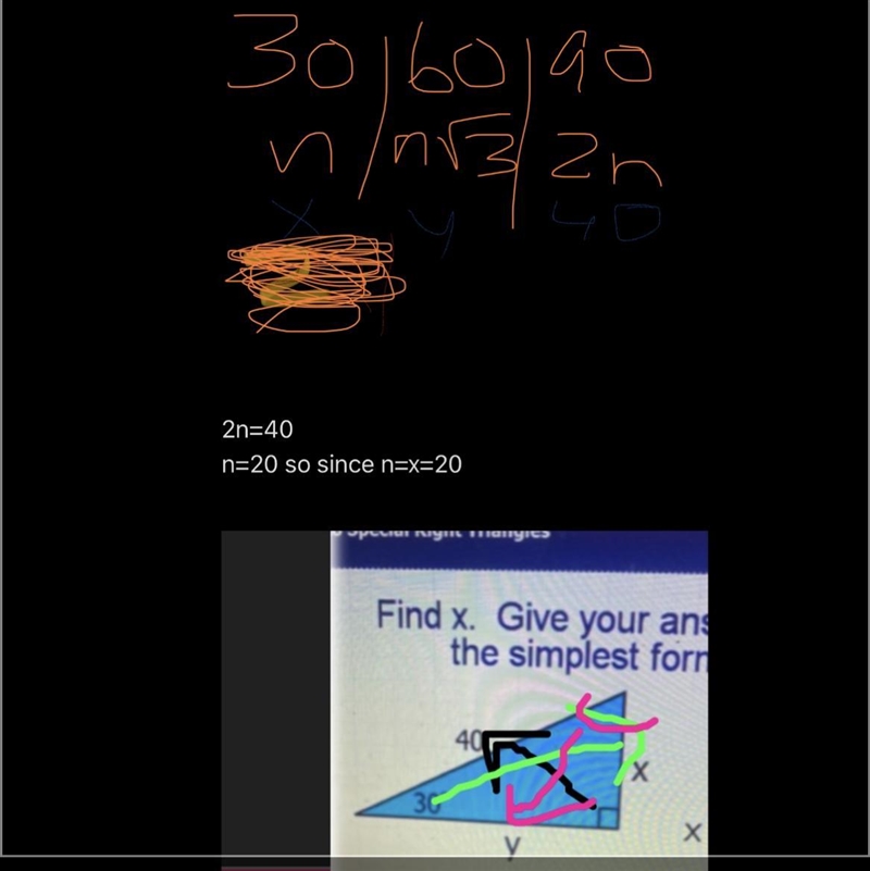 ￼Find X. Give your answer in the simplest form.-example-1