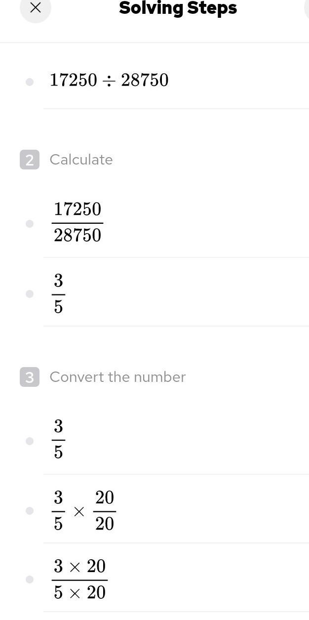 one day 17250 people attended a football match work out 17250 as a percentage of 28750 can-example-1