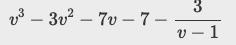 (v4-4v³-4v²+4)÷(v-1)-example-1