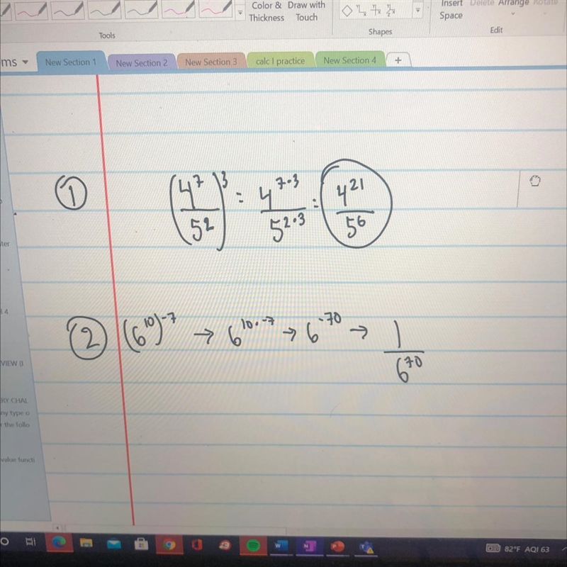 Exponent rules 2 problems, please help.-example-1