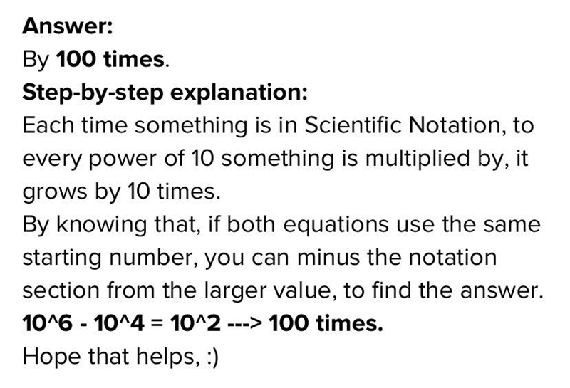 5x10^6 is how many times greater than 5x10^4-example-1