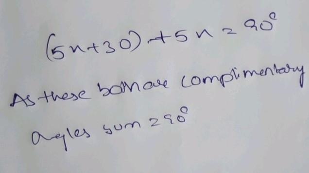 Which equation can be used to solve for x in the following diagram?-example-1