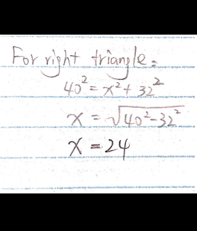 Find the missing side of triangle-example-1