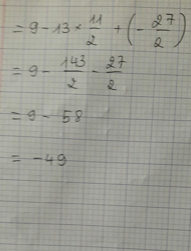 Bài 1: Tính giá trị của biểu thức sau: a) A = 4x – ( x +3)2 + ( x+3)(x-3) với x = - 2,4 b-example-2