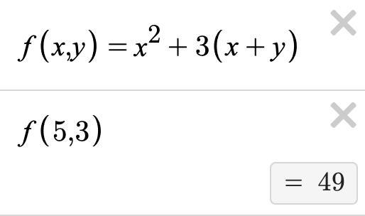 X=5 y = 3, x² + 3(x +y)= HELP FAST-example-1