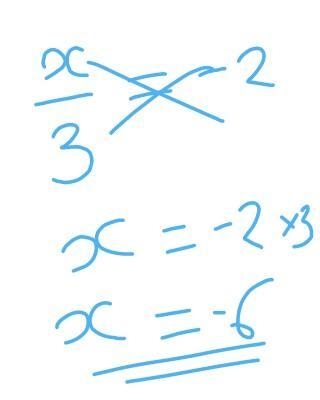 What divided by 3 equals -2-example-1