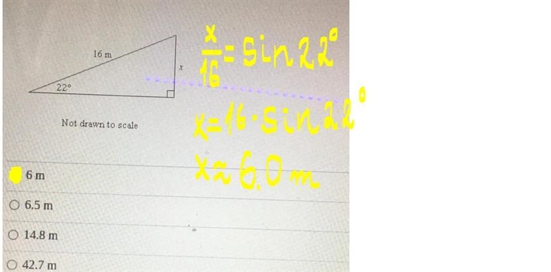 Find the value of x. Around the length to the nearest tenth.-example-1