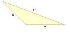 Julio says that 6, 7, and 12 will make a right triangle but Matt says they will definitely-example-1