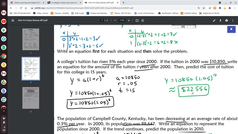 A college’s tuition has risen 4% each year since 2015. If the tuition in 2015 was-example-1