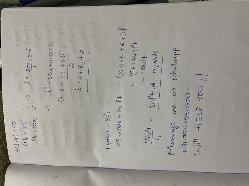 Consider all rectangles with an area of 200m^2. Let x be the length of one side of-example-1