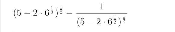 If a = 5 - 2 √(6) , then find the value of : (I) √(a) \: - (1)/( √(a) ) (ii) {a}^(2) + \frac-example-2