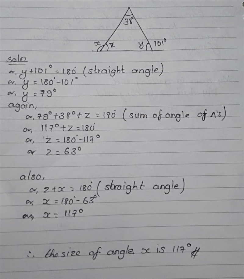 Work out the size of angle x-example-1