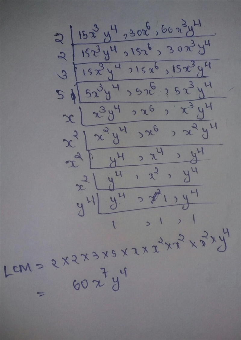 Determine the LCM of the following monomials listed below.-example-1