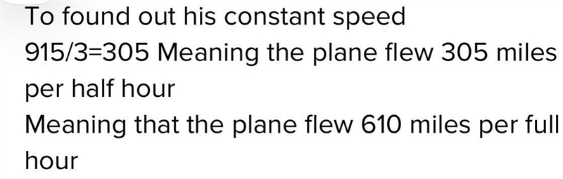 A plane flew at a constant speed between Denver and Chicago. It took the plane 1.5 hours-example-1