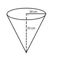 Find the volume of the Cone. Use 3.14 for . Round your answer to the nearest hundredth-example-1